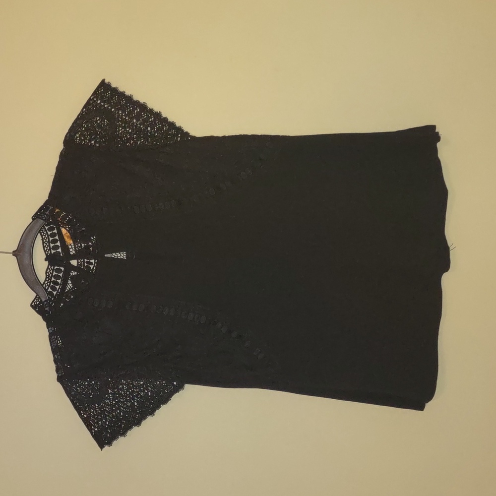 Belldini Lace Trim Top